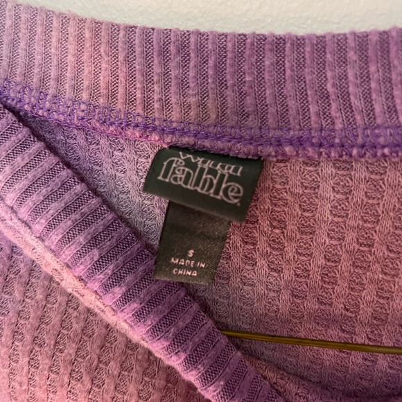Tie-Dye Waffle Knit Pullover Layer, Sweater, Long Sleeve, EUC Wild Fable - Picture 8 of 8
